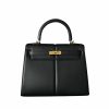 Hermes Kelly 25 Padded Black Swift